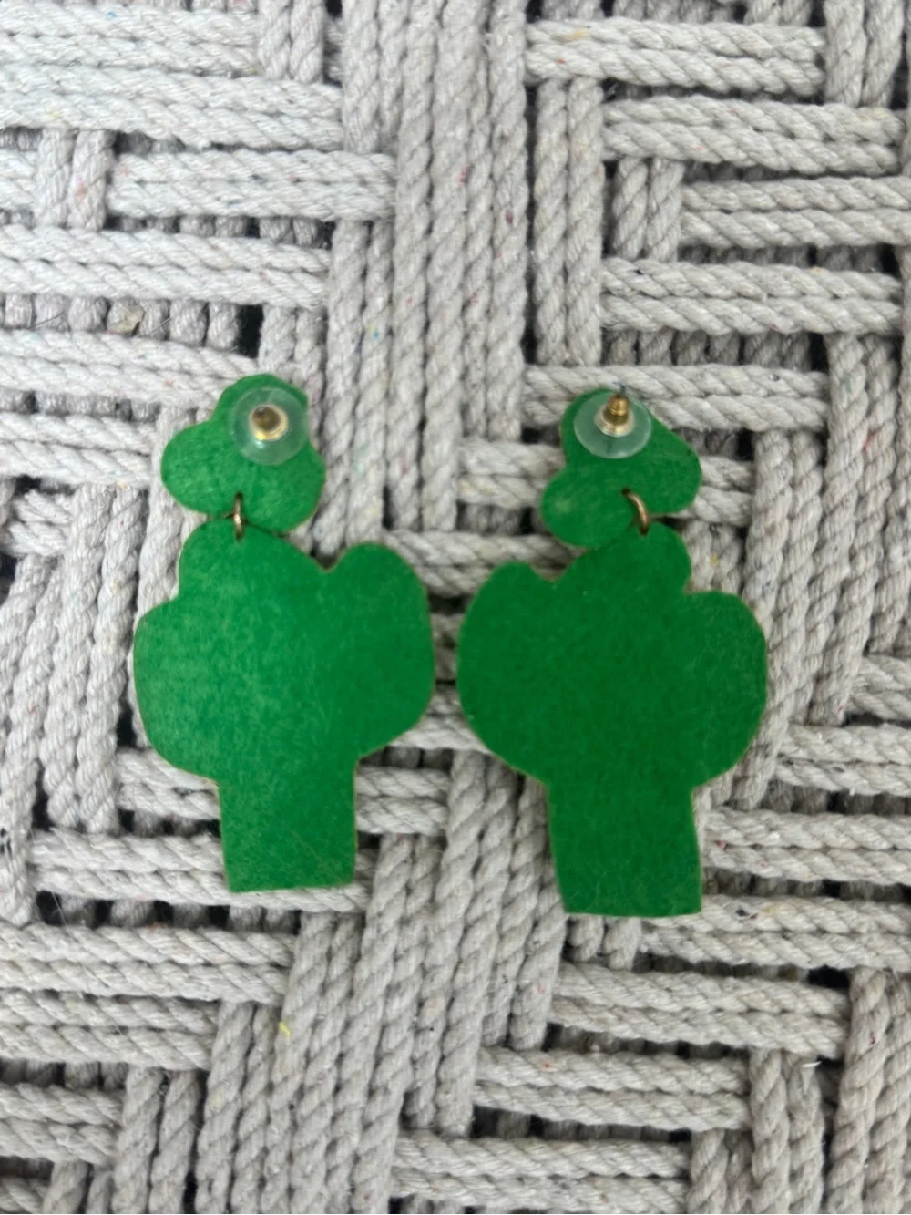 Cactus Beaded Earrings